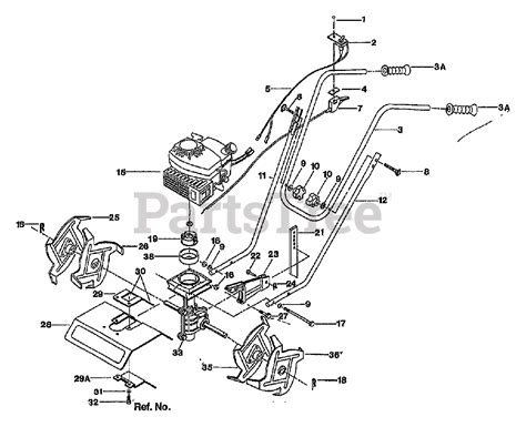 Troy Bilt Horse Tiller Parts Diagram