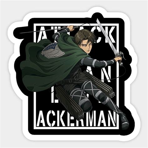 Attack on Titan - Levi Ackerman - Background Text(White) by inalz ...