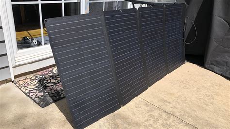 Ecoflow 160W solar panel setup and impressions - YouTube