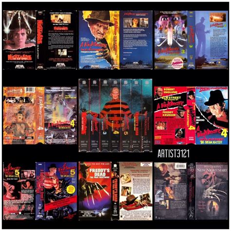 Pin by Richard Rich (Artist3121) on VHS HORROR!!! | Freddy krueger, Dream master, Horror