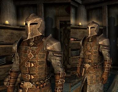 Dawnguard Heavy Armor with hauberk at Skyrim Nexus - Mods and Community