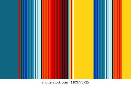 Mexican Colorful Sarape Pattern Stock Vector (Royalty Free) 1103775725 | Shutterstock