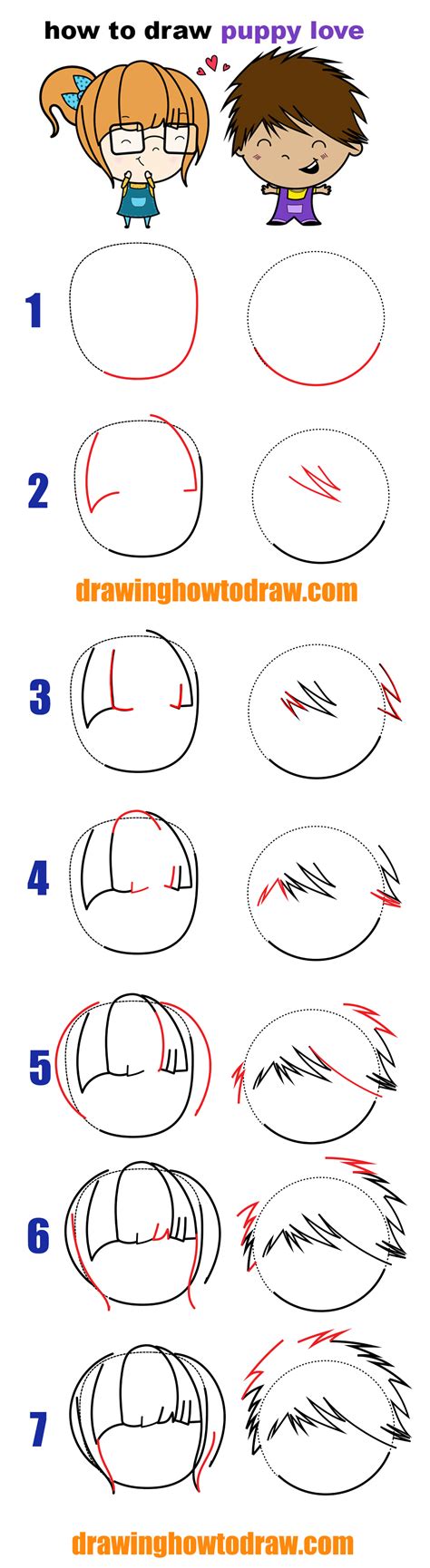 How to Draw a Boy and Girl in Love With Easy Step by Step Drawing ...