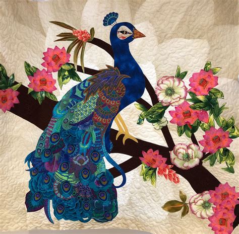 Fabric collage, Peacock Creative Things, Horse Art, Peacocks, Textile ...