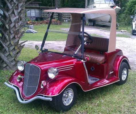 34 roadster coupe golf cart | Golf carts, Gas golf carts, Custom golf carts