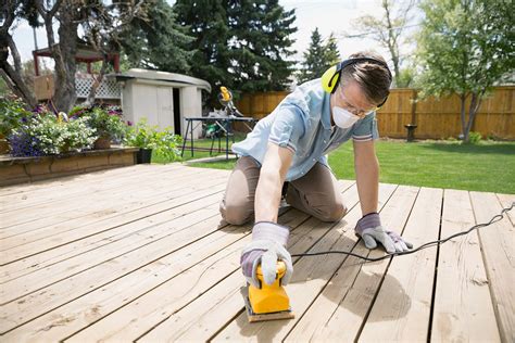 Tips for Properly Sanding a Wood Deck After Washing