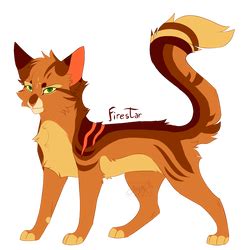 Firestar - Warrior Cats by SnexMy | Warrior cats, Warrior cat drawings ...