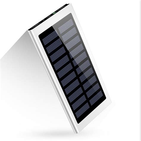 Dual USB 10000mAh Solar Power Bank With Flashlight | Teemway Gifts