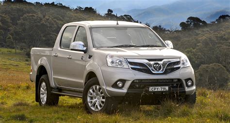 Foton Tunland : Chinese ute relaunched with dual-cab-only range, new ...