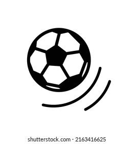 Illustration Soccer Ball Motion Icon Designation Stock Vector (Royalty Free) 2163416625 ...