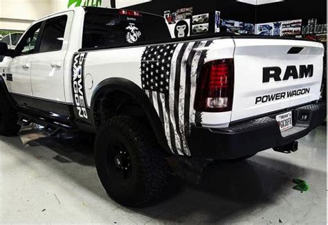 american flag full truck wrap - Shayne Longo