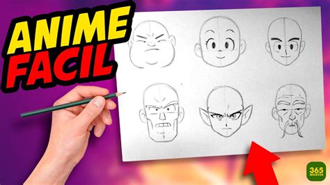 COMO DIBUJAR ANIME FACIL 🔥 Como dibujar cabezas para diferentes personajes - YouTube