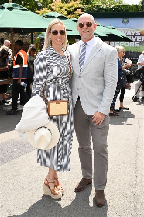 Zara Tindall and husband Mike join Queen Camilla at Wimbledon - all the ...