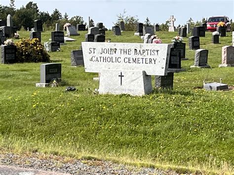 St. John the Baptist Catholic Cemetery in Springhill, Nova Scotia ...