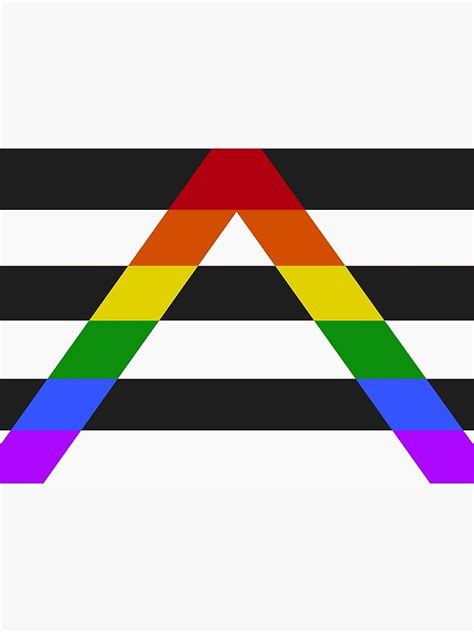 "ally pride flag" Poster for Sale by JadedWolves | Redbubble