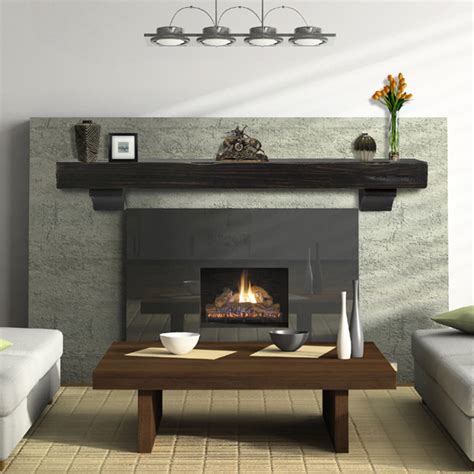 Pearl Shenandoah Espresso Fireplace Mantel Shelf | Pearl Mantels | WoodlandDirect.com