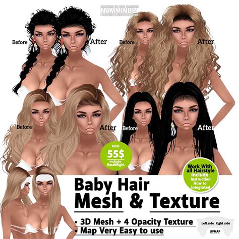 BabyHair mesh | NAMMINLIZ NAMMINLIZ | Flickr