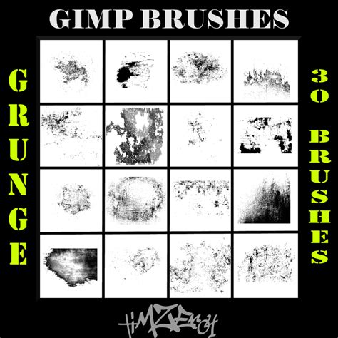 Gimp Brush Pack by timzero4 on DeviantArt