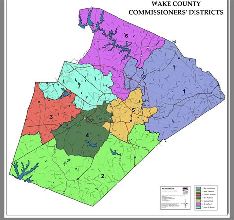 Map Of Wake County Nc