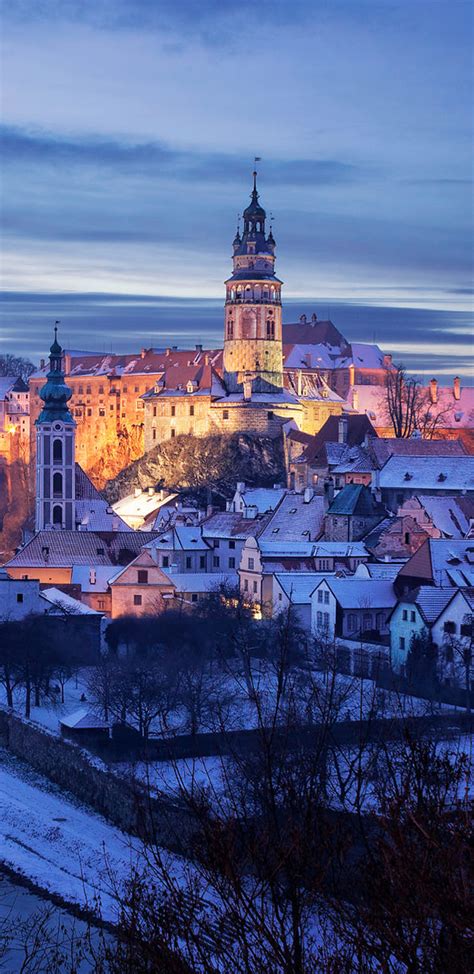 1440x2960 Cesky Krumlov in Winter Samsung Galaxy Note 9,8, S9,S8,S8 ...