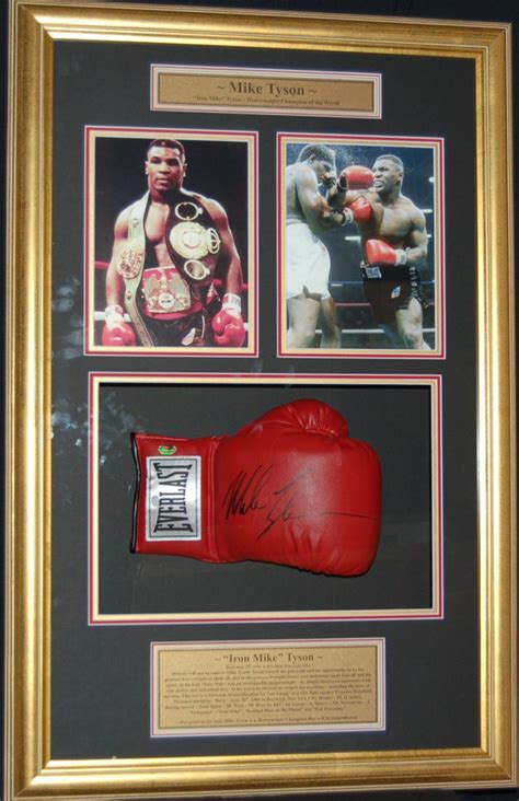 Mike Tyson Signed and Framed Glove - Buy Memorabilia - Pro Sports ...