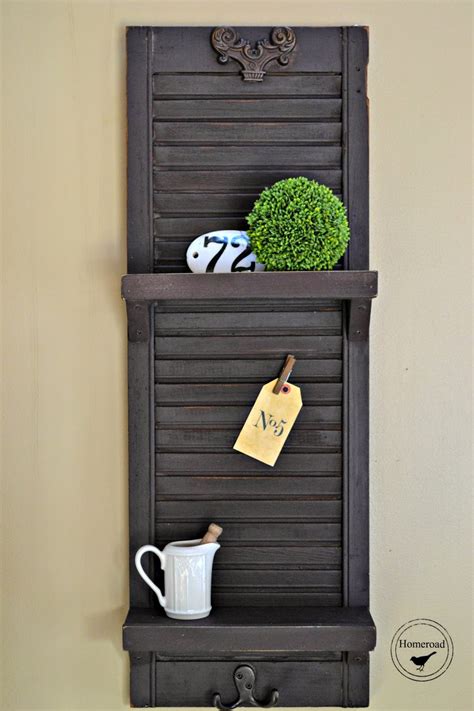 Use a Shutter to Build a Shelf