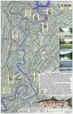 Clinch River Map, Clinton, TN – FishwaterMaps.com