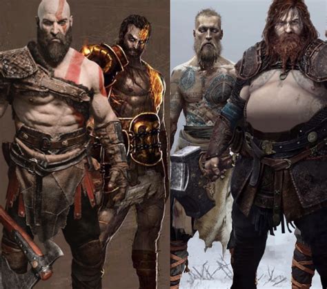 Kratos and Deimos vs. Thor and Baldur, what are your thoughts? : r/GodofWar