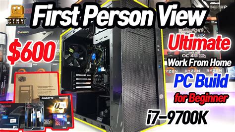 Cooler Master N200 Case Build - i7-9700K | 16GB RAM | 1TB M.2 SSD - First Person View - YouTube