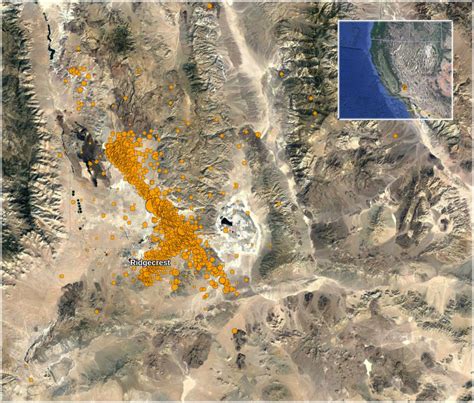 M7.1 Ridgecrest Earthquake - USGS Aftershock Forecast - The Watchers