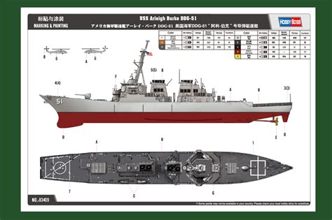 DDG-51 USS Arleigh Burke Hobby Boss 83409