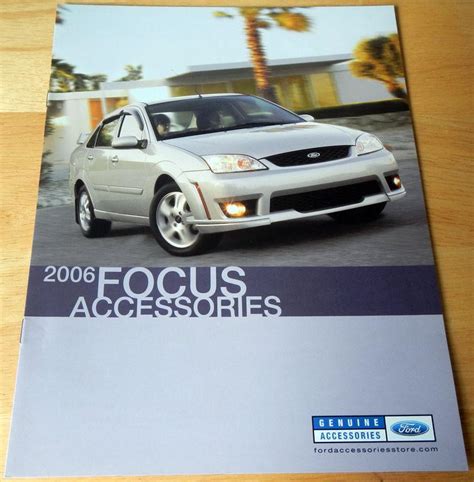 Sell 2006 FORD FOCUS ACCESSORIES CATALOG BROCHURE in Clawson, Michigan ...