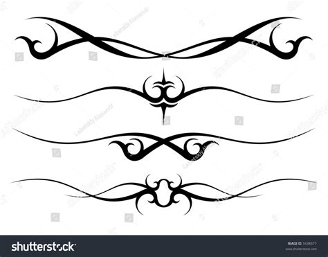 Black Lines Stock Vector Illustration 1638377 : Shutterstock