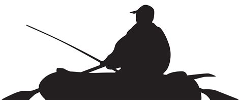 Silhouette Fisherman Fishing Boat Clip art - boat png download - 8000* ...