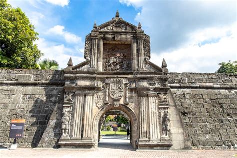 Fort Santiago Gate at Intramuros, Manila , Philippines, June 9,2019 ...