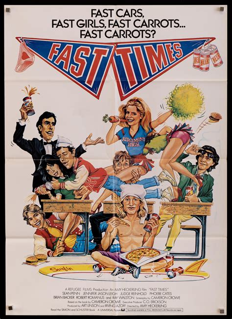 Fast Times at Ridgemont High Movie Poster 1982 1 Sheet (27x41)