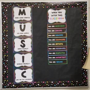 Elementary Music Room Classroom Decor Bundle by The 4x6 Store | TPT