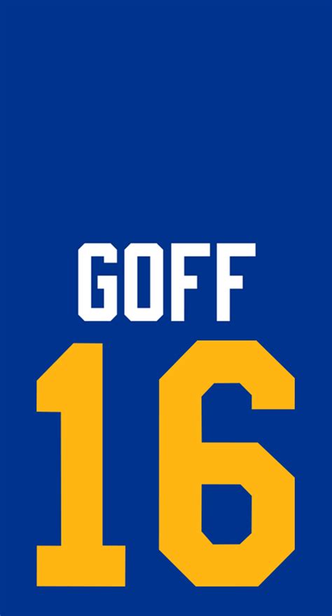 Jared Goff Jersey Wallpaper by llu258 on DeviantArt