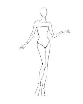 Mannequin Sketch Templates