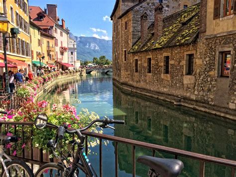 Annecy Haute Savoie is one of the most picturesque little cities in France, with its snowy ...