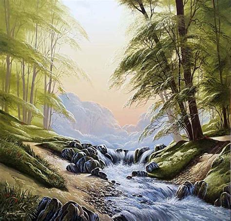 Original paintings by David James - landscape and seascape artist