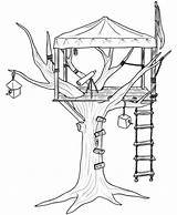 Treehouse Coloring Pages  Best For Kids sketch template