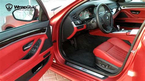 BMW M5 - Red Aluminium Satin wrap | WrapStyle