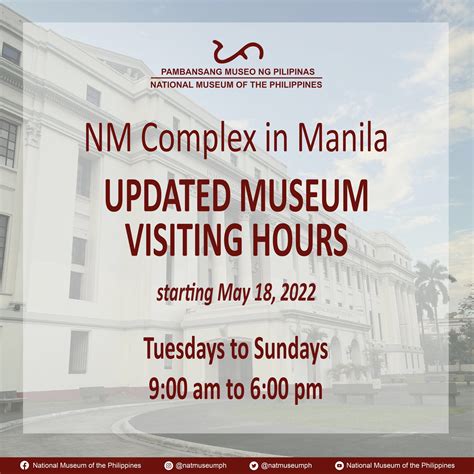 National Museum of the Philippines on Twitter: "We are now open until 6 ...