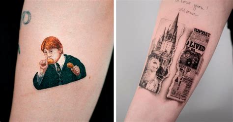 118 Harry Potter Tattoos For Ultimate Fans Of The Wizarding World ...