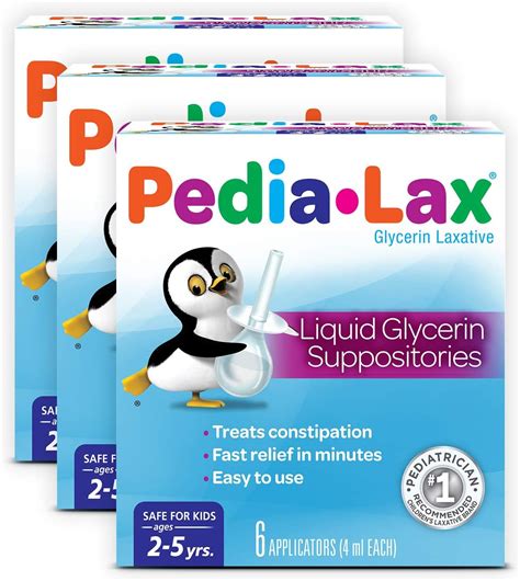 Gentle Laxative Suppositories for Kids, Ages 2-5, 6 CT, 3 Pack in Nepal ...