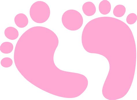 Baby Footprints Clipart Ba Feet Clip Art At Clker Vector Png Image ...