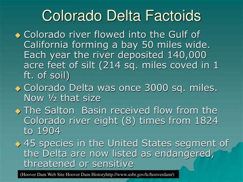 PPT - Colorado River Delta PowerPoint Presentation, free download - ID ...