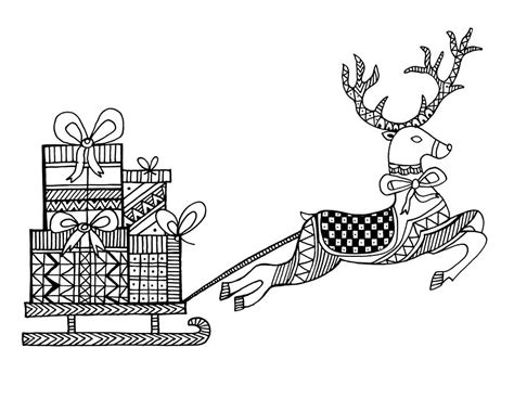 Christmas Reindeer Drawing by MGL Meiklejohn Graphics Licensing - Fine Art America