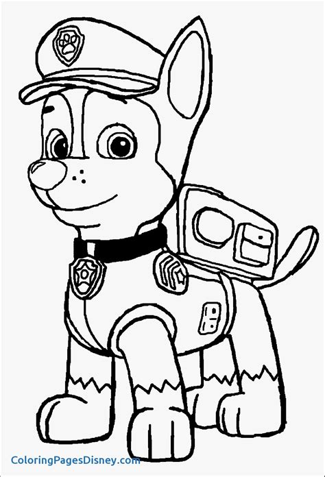 Chase Paw Patrol Coloring Pages at GetColorings.com | Free printable ...